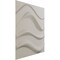 Ekena Millwork 19 5/8in. W x 19 5/8in. H Wave EnduraWall Decorative 3D Wall Panel Covers 2.67 Sq. Ft. WP20X20WVGBW - alternate 4